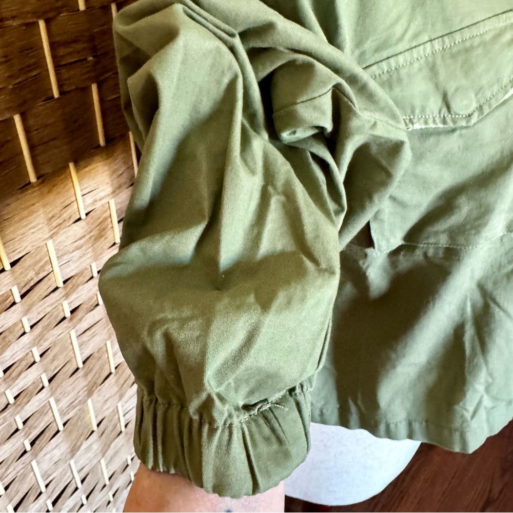 Army green Ten Sixty Sherman cropped jacket XL - Picture 4 of 11